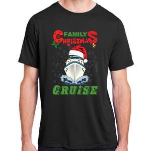 Family Christmas Cruise , Wo, Girls and Boy Sailing Adult ChromaSoft Performance T-Shirt