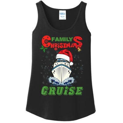 Family Christmas Cruise , Wo, Girls and Boy Sailing Ladies Essential Tank