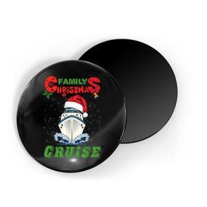 Family Christmas Cruise , Wo, Girls and Boy Sailing Magnet