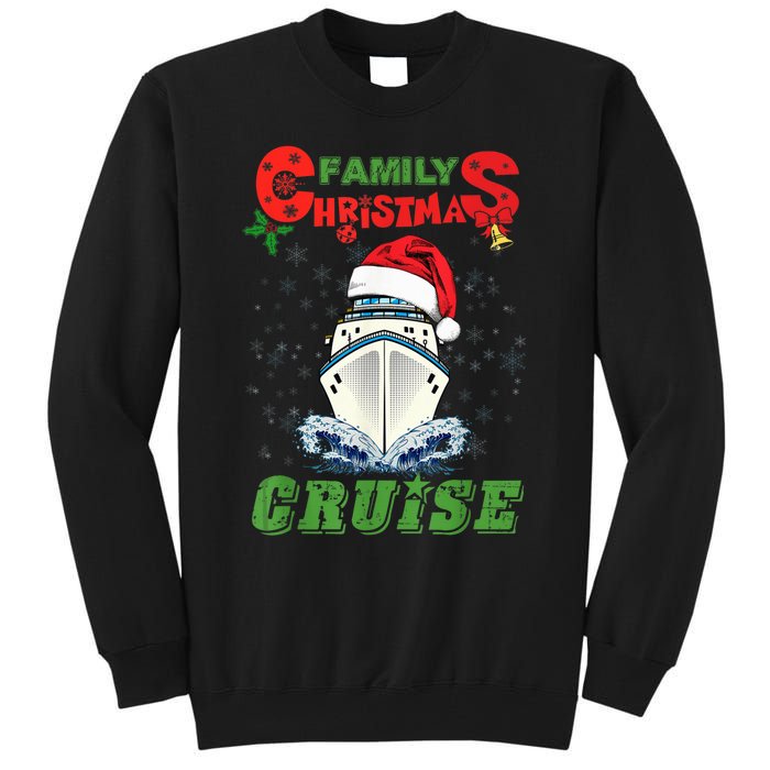 Family Christmas Cruise , Wo, Girls and Boy Sailing Tall Sweatshirt