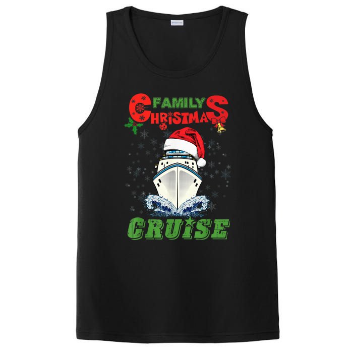 Family Christmas Cruise , Wo, Girls and Boy Sailing PosiCharge Competitor Tank