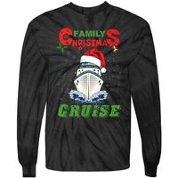 Family Christmas Cruise , Wo, Girls and Boy Sailing Tie-Dye Long Sleeve Shirt