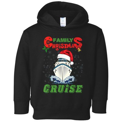 Family Christmas Cruise , Wo, Girls and Boy Sailing Toddler Hoodie