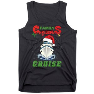 Family Christmas Cruise , Wo, Girls and Boy Sailing Tank Top