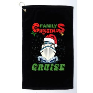 Family Christmas Cruise , Wo, Girls and Boy Sailing Platinum Collection Golf Towel