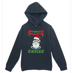 Family Christmas Cruise , Wo, Girls and Boy Sailing Urban Pullover Hoodie