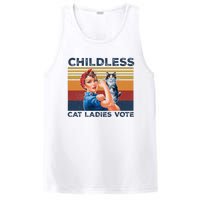 Funny Cat Childless Cat Ladies Vote The Riveter Retro PosiCharge Competitor Tank