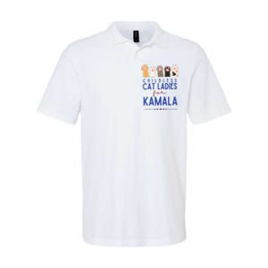 Funny Childless Cat Ladies For Kamala Harris 2024 President Gift Softstyle Adult Sport Polo