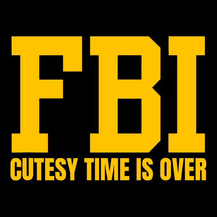 Fbi Costume Cutesy Time Is Over Dan Kash Meme Flexfit Unipanel Trucker Cap