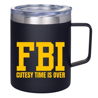 Fbi Costume Cutesy Time Is Over Dan Kash Meme 12oz Stainless Steel Coffee Mug