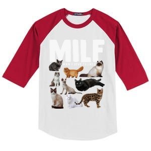 Funny Cats Cool Gift Kids Colorblock Raglan Jersey