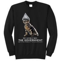 Funny Conspiracy Cat Tin Foil Hat Government Sweatshirt