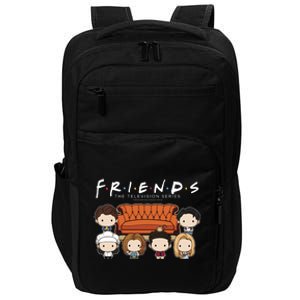 Friends Chibi Couch Crew Logo Impact Tech Backpack