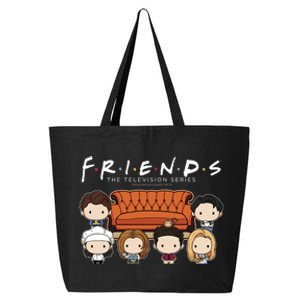 Friends Chibi Couch Crew Logo 25L Jumbo Tote