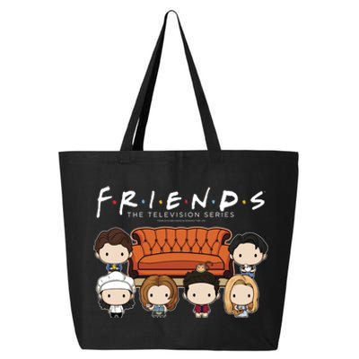 Friends Chibi Couch Crew Logo 25L Jumbo Tote