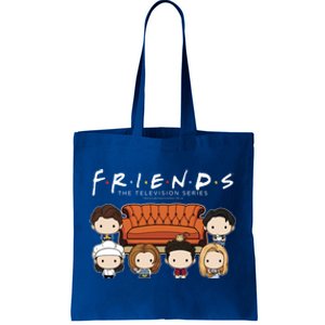 Friends Chibi Couch Crew Logo Tote Bag