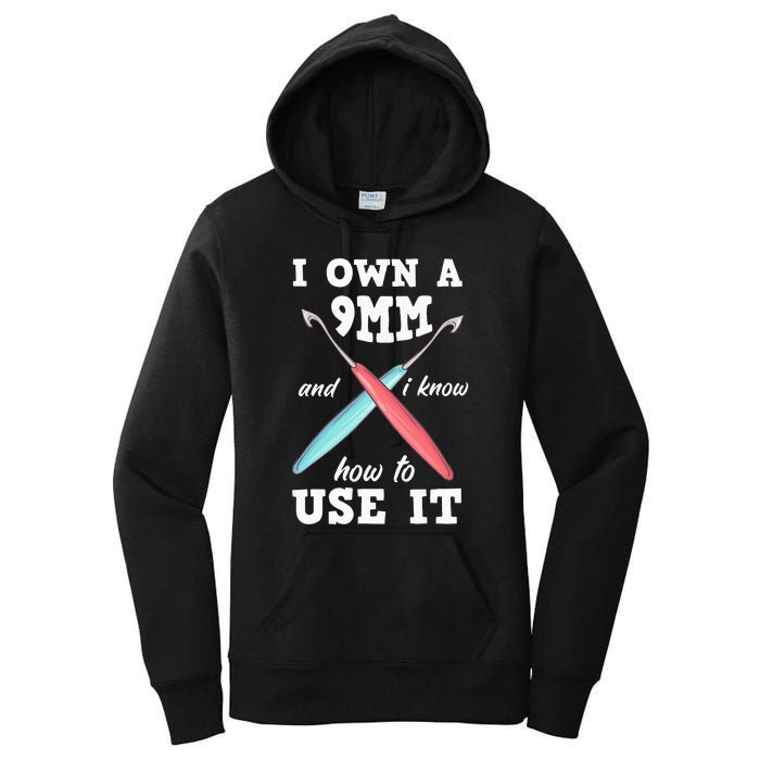 Funny Crocheting Crochet Women's Pullover Hoodie