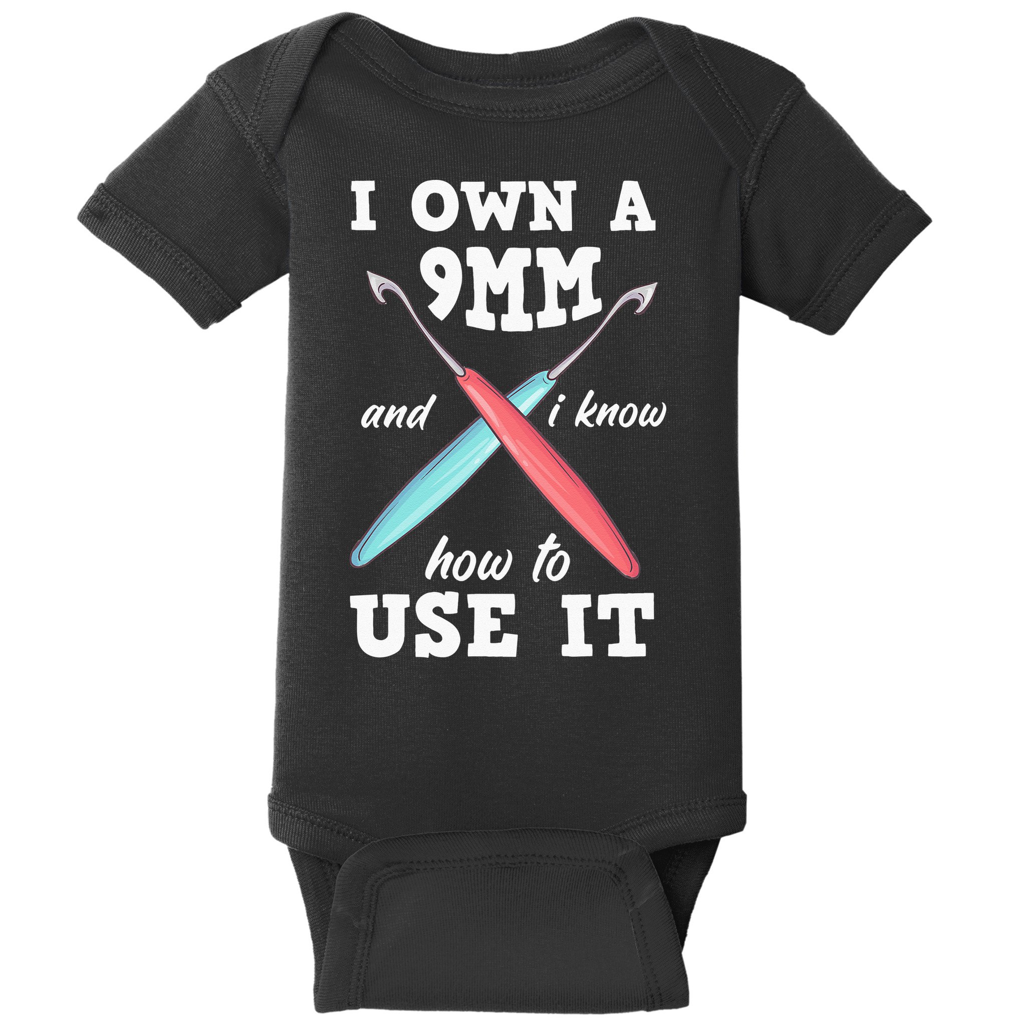 Funny Crocheting Crochet Baby Bodysuit