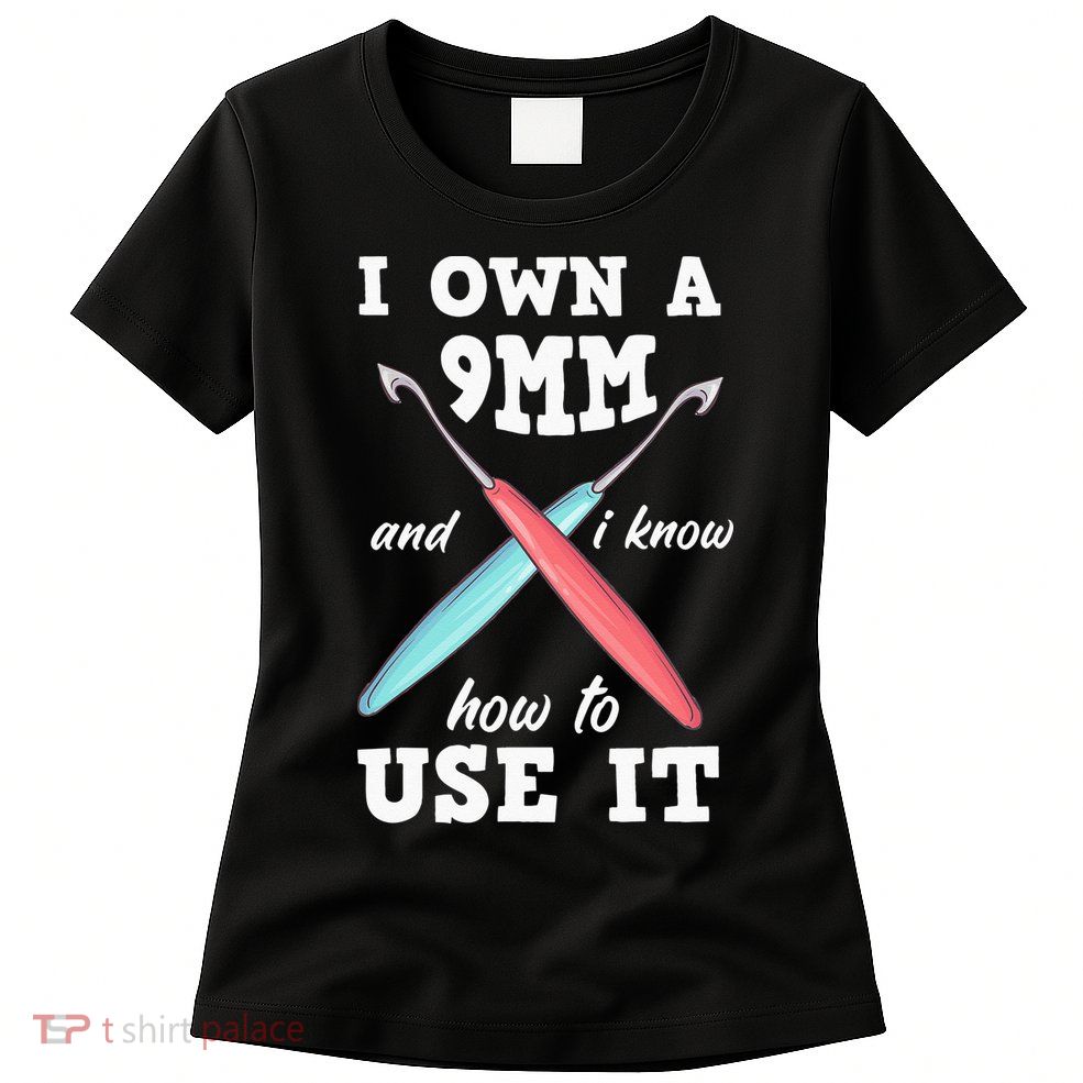 Funny Crocheting Crochet Womens T-Shirt
