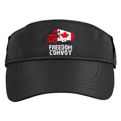 Freedom Convoy Canadian Truckers Adult Drive Performance Visor