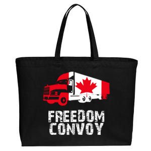 Freedom Convoy Canadian Truckers Cotton Canvas Jumbo Tote