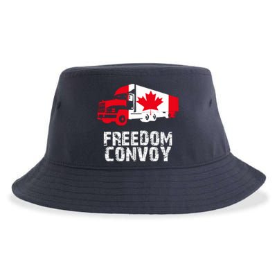 Freedom Convoy Canadian Truckers Sustainable Bucket Hat