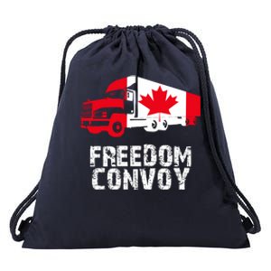 Freedom Convoy Canadian Truckers Drawstring Bag