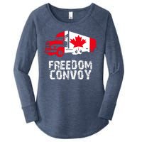 Freedom Convoy Canadian Truckers Women's Perfect Tri Tunic Long Sleeve Shirt