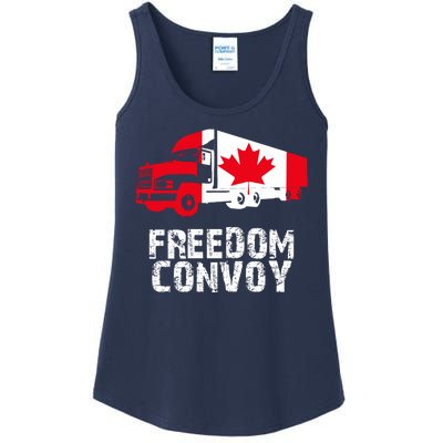 Freedom Convoy Canadian Truckers Ladies Essential Tank