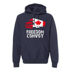 Freedom Convoy Canadian Truckers Premium Hoodie