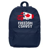 Freedom Convoy Canadian Truckers 16 in Basic Backpack