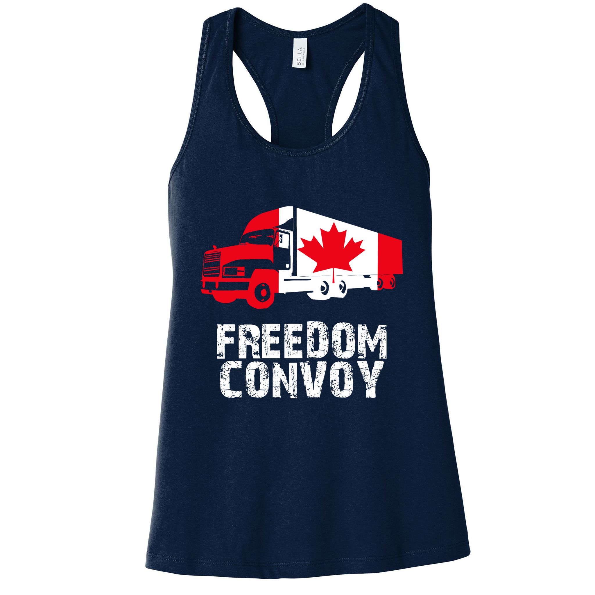 Freedom Convoy Canadian Truckers Womens Tank Top