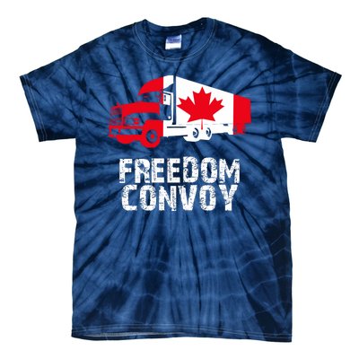 Freedom Convoy Canadian Truckers Tie-Dye T-Shirt