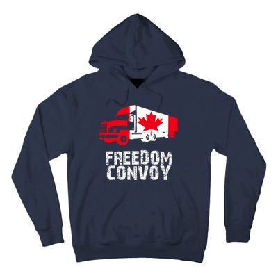 Freedom Convoy Canadian Truckers Tall Hoodie