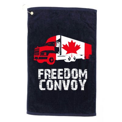 Freedom Convoy Canadian Truckers Golf Towel