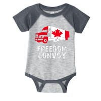 Freedom Convoy Canadian Truckers Infant Baby Jersey Bodysuit