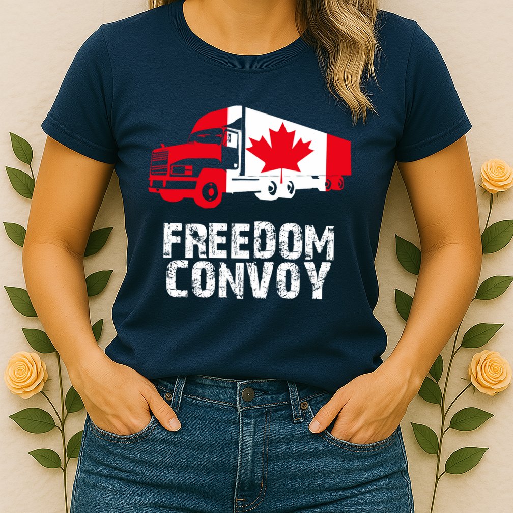 Freedom Convoy Canadian Truckers Womens T-Shirt