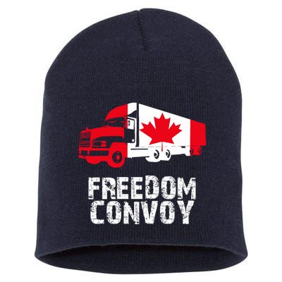 Freedom Convoy Canadian Truckers Short Acrylic Beanie