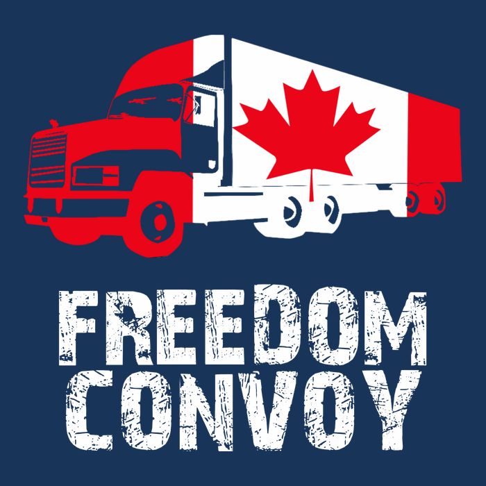 Freedom Convoy Canadian Truckers Kids T-Shirt