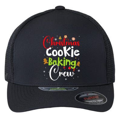 funny Christmas Cookie Baking Crew Funny gingerbread Xmas  Flexfit Unipanel Trucker Cap