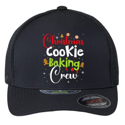 funny Christmas Cookie Baking Crew Funny gingerbread Xmas  Flexfit Unipanel Trucker Cap