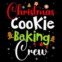 funny Christmas Cookie Baking Crew Funny gingerbread Xmas  Cooling Performance Long Sleeve Crew
