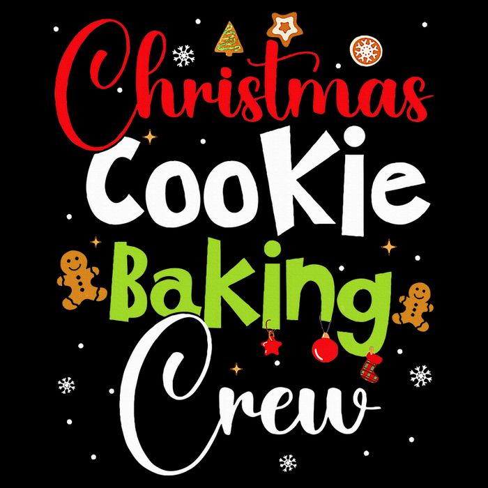 funny Christmas Cookie Baking Crew Funny gingerbread Xmas  Cooling Performance Long Sleeve Crew