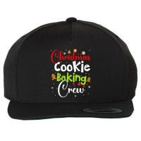 funny Christmas Cookie Baking Crew Funny gingerbread Xmas  Wool Snapback Cap