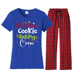 funny Christmas Cookie Baking Crew Funny gingerbread Xmas  Women's Flannel Pajama Set