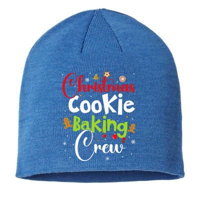 funny Christmas Cookie Baking Crew Funny gingerbread Xmas  Sustainable Beanie