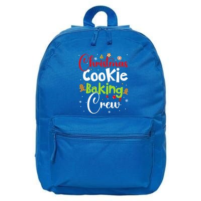 funny Christmas Cookie Baking Crew Funny gingerbread Xmas  16 in Basic Backpack