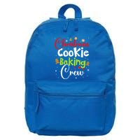 funny Christmas Cookie Baking Crew Funny gingerbread Xmas  16 in Basic Backpack