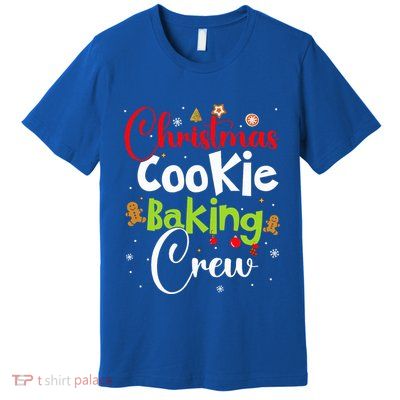funny Christmas Cookie Baking Crew Funny gingerbread Xmas  Premium T-Shirt