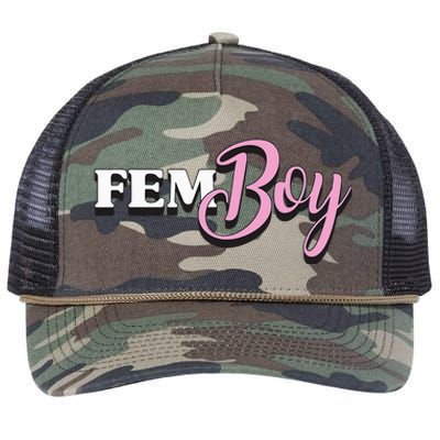 Fem Crossdresser Crossdressing Retro Rope Trucker Hat Cap